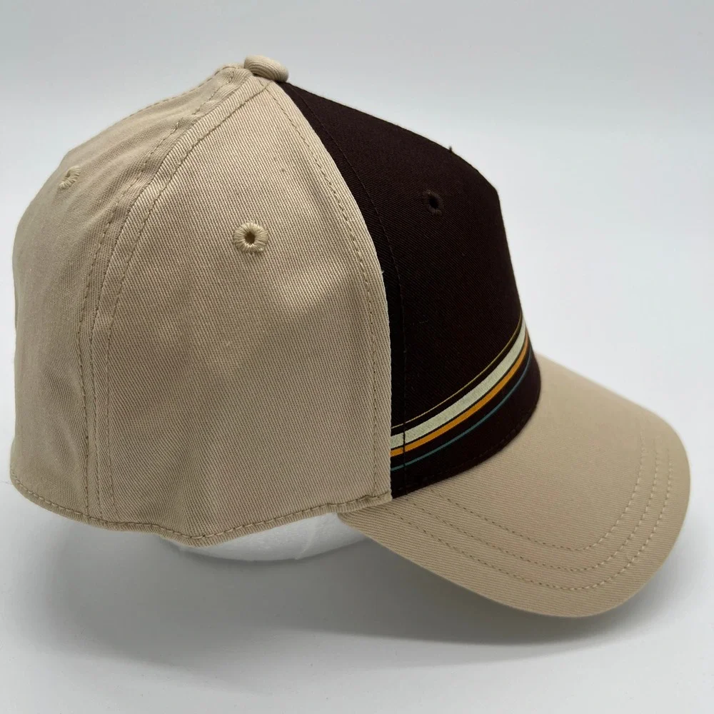 Surfers Big Wave Destination Hat HYP New York Khaki Brown Twill Cap‎